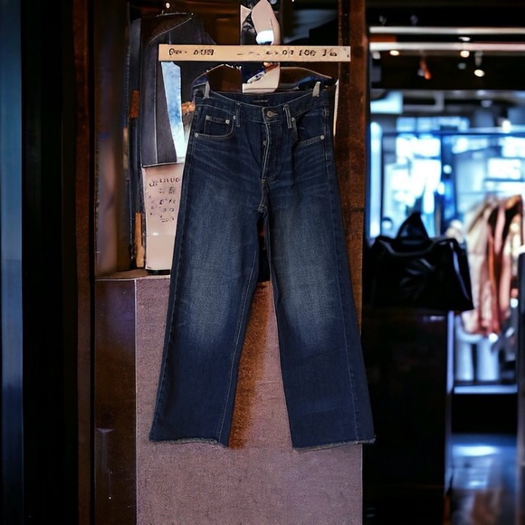 Lucky Black Label Wide Leg Jeans Size 26” waist  11” rise 29" inseam Button up - Picture 14 of 16